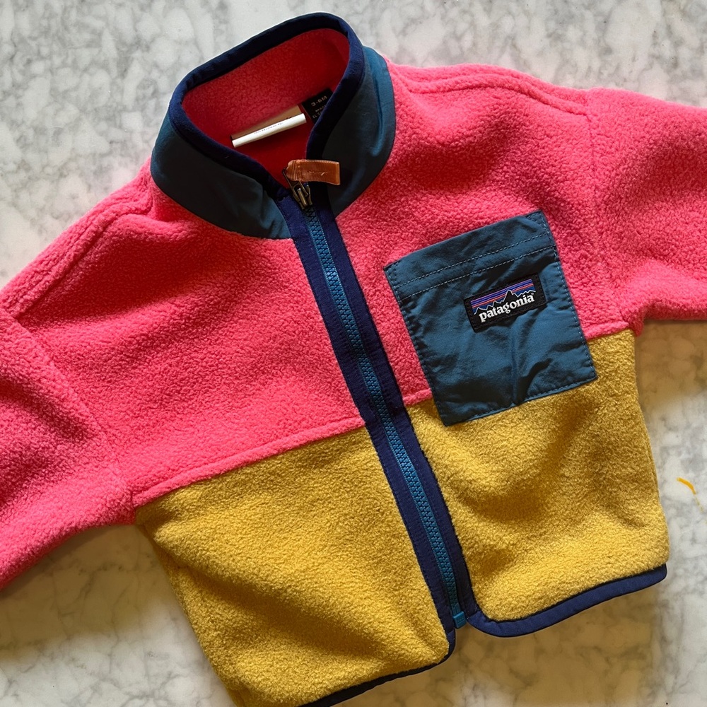 Patagonia baby fleece jacket